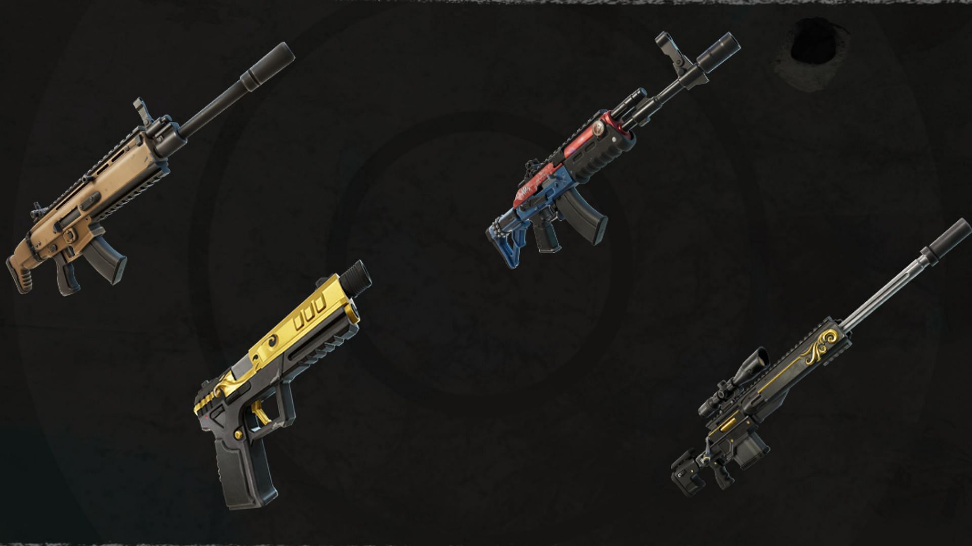 Chapter 5 Season 1 weapons (Image via Epic Games)