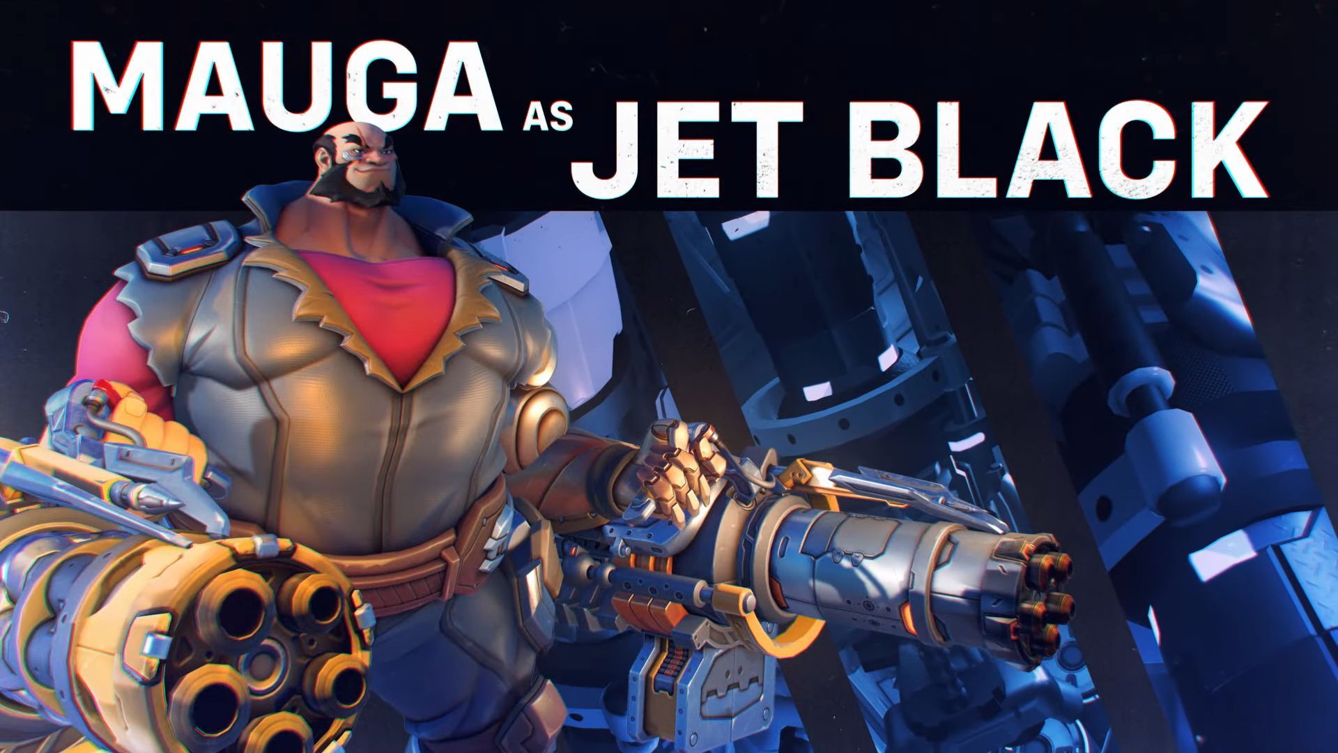 Mauga as Jet Black (Image via Blizzard Entertainment)