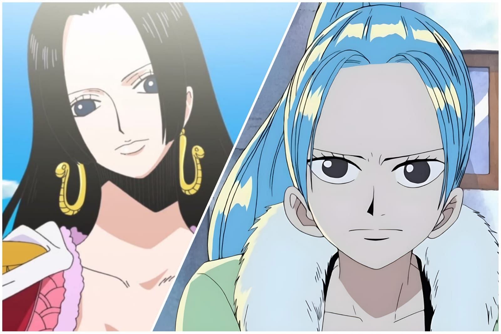 Boa Hancock and Vivi Nefertari (Image via Toei Animation)