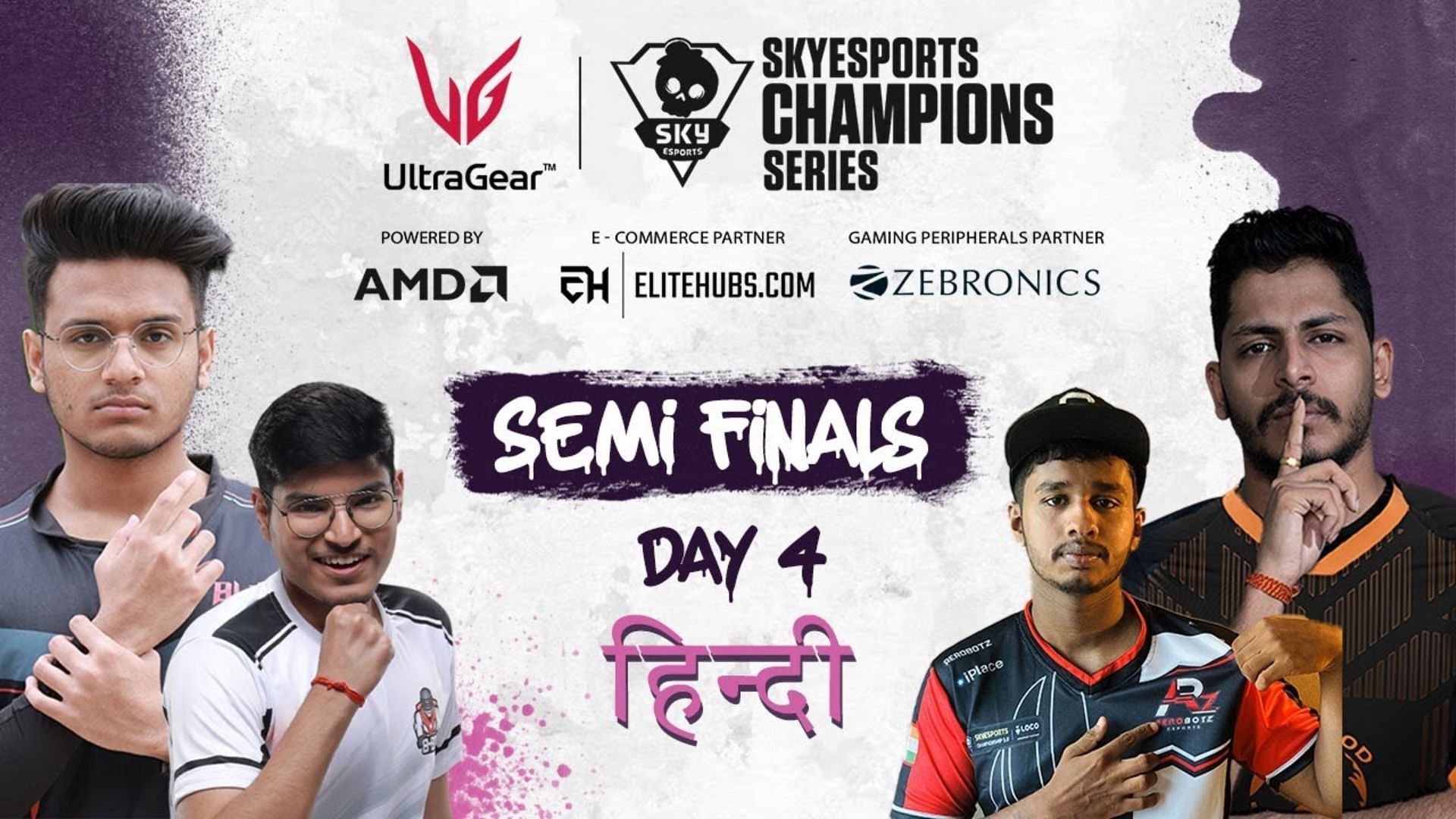 Day 4 of Skyesports BGMI Champions Series Semifinals was held on Saturday (Image via Skyesports)
