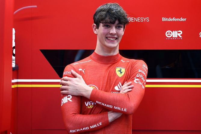 Oliver Bearman was “disappointed” not being able to finish his F2 weekend despite earning a Ferrari call-up to race in F1
