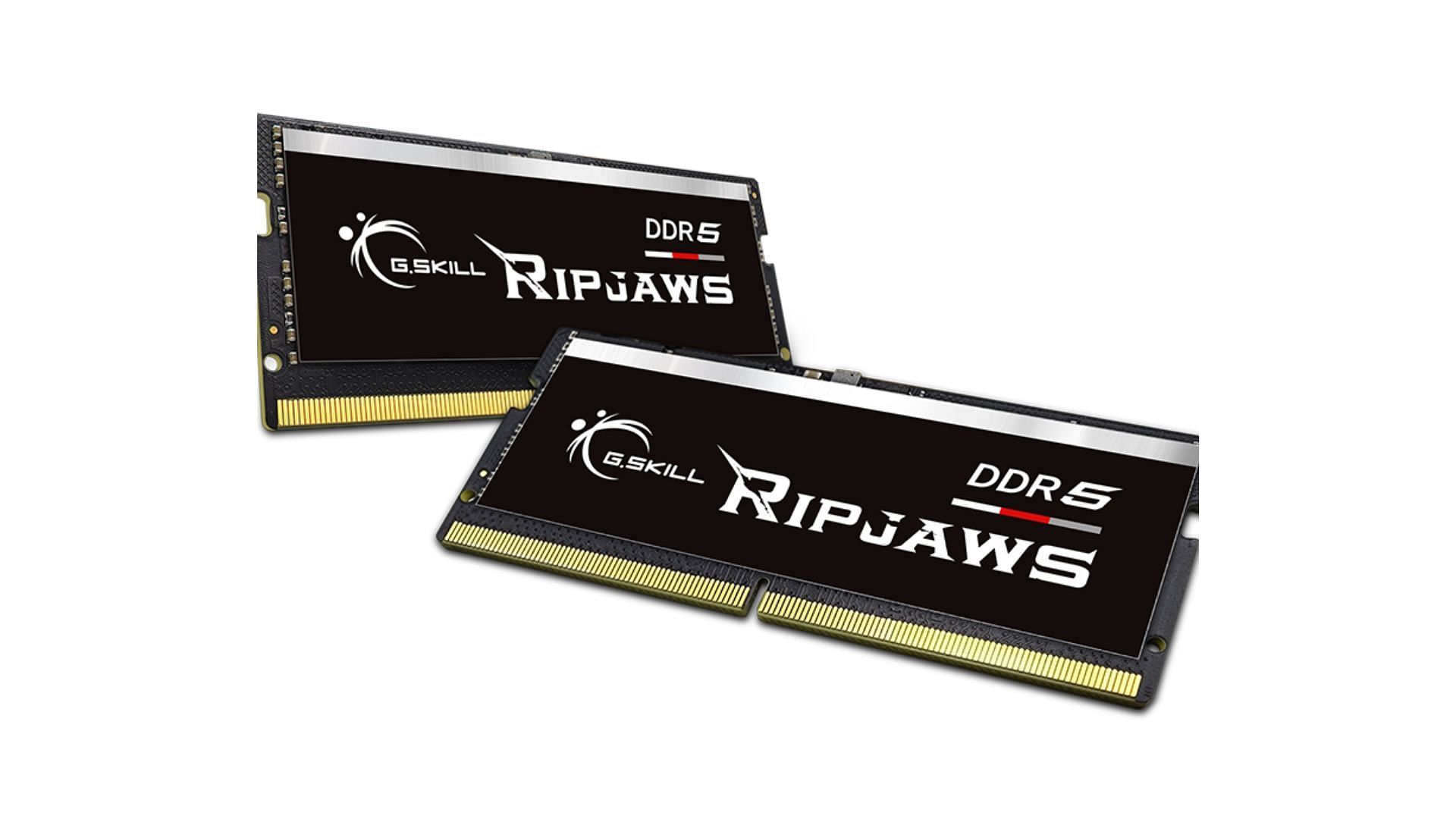 The G.SKILL Ripjaws DDR5-4800MT/s is one of the best DDR5 RAM for gaming laptops (Image via G.SKILL)