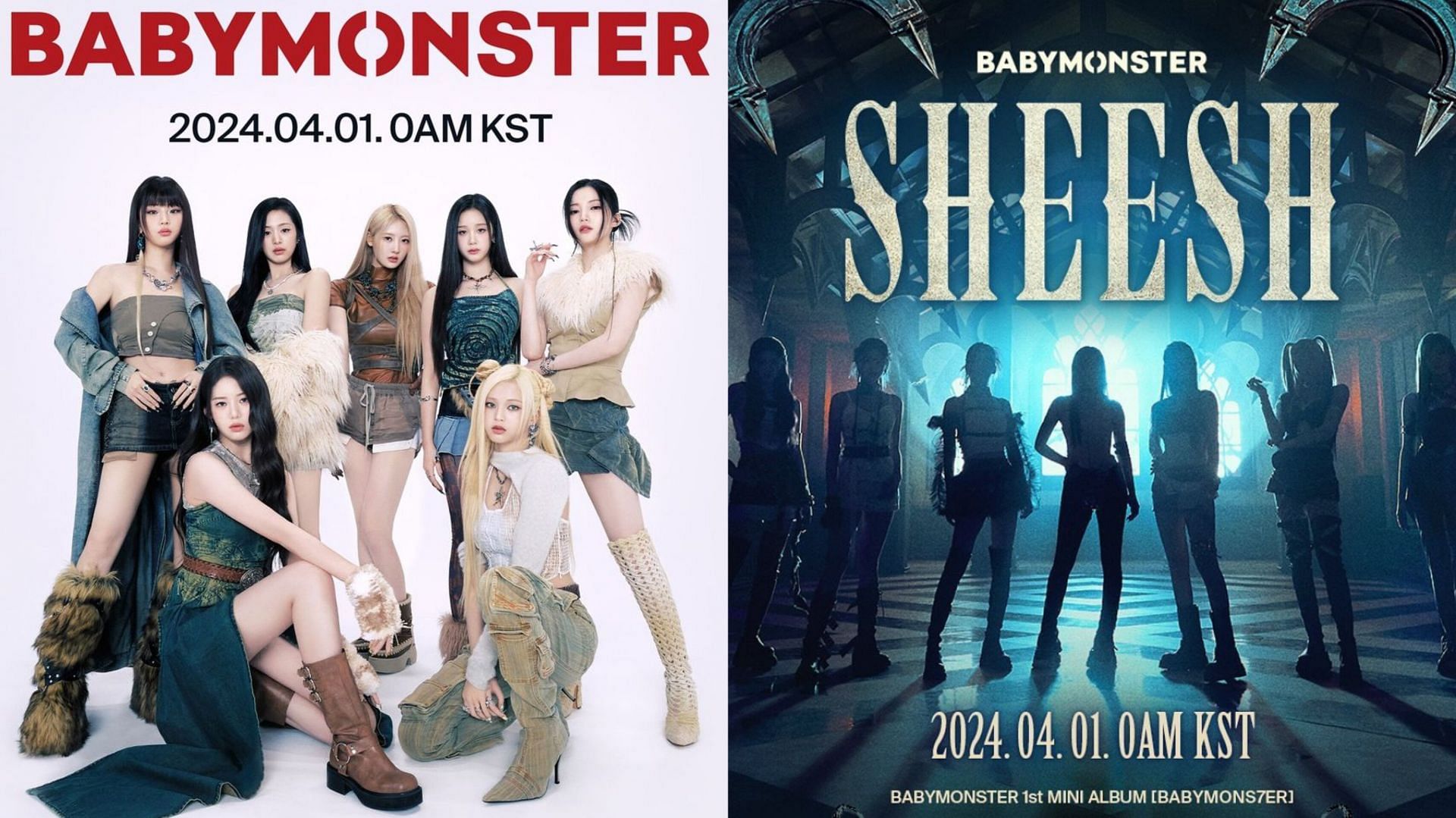 BABYMONSTER unveils &lsquo;SHEESH&rsquo; title poster, official tracklist, fan meet &amp; more for their upcoming mini album 