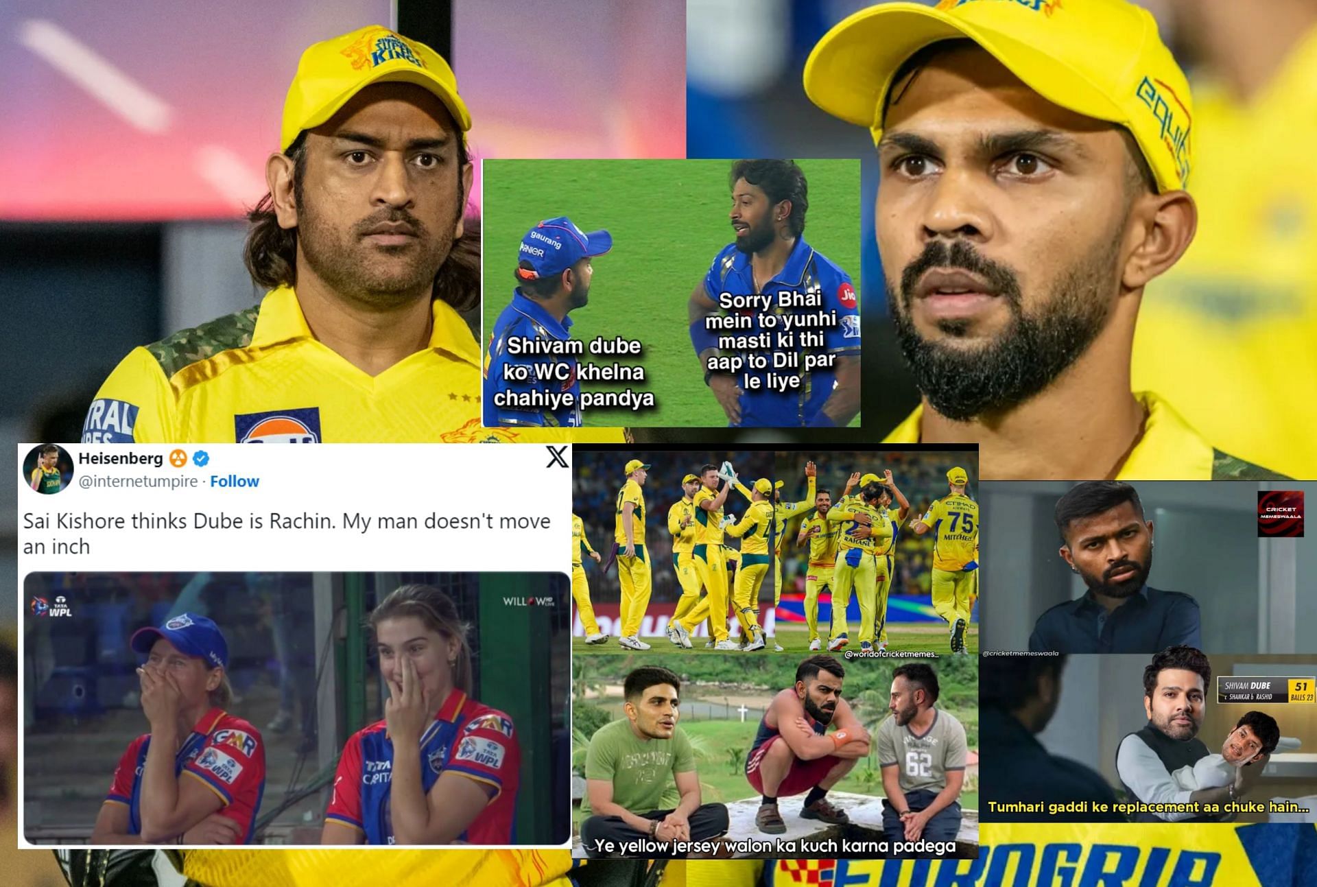 Top 10 funny memes from the latest IPL match.