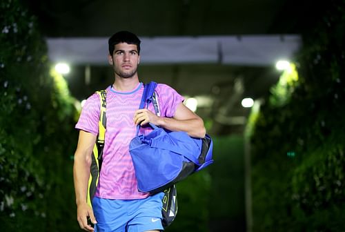 Carlos Alcaraz at the 2024 BNP Paribas Open.