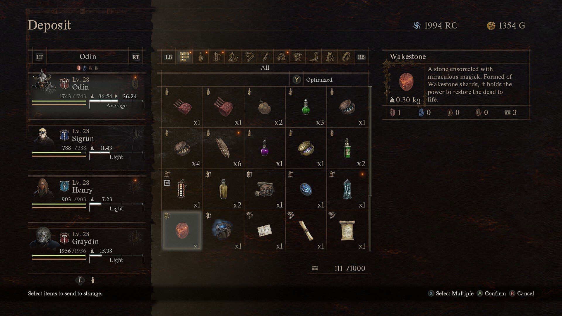A fully stocked inventory is crucial in Dragon&#039;s Dogma 2 (Image via Capcom)