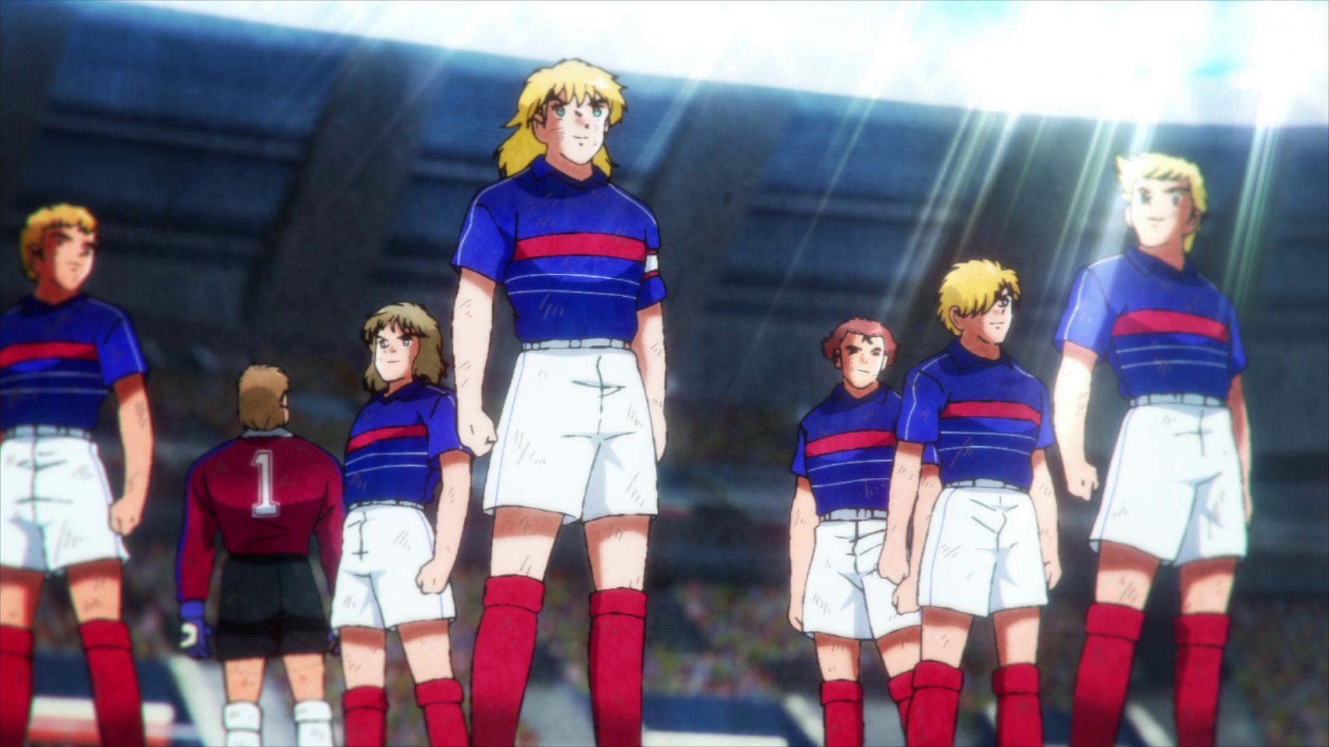 The French team at the end of extra time (Image via Studio Kai)