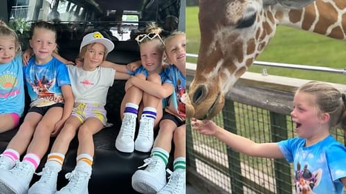 Kelly Stafford's photos of her family's trip to Busch Gardens.