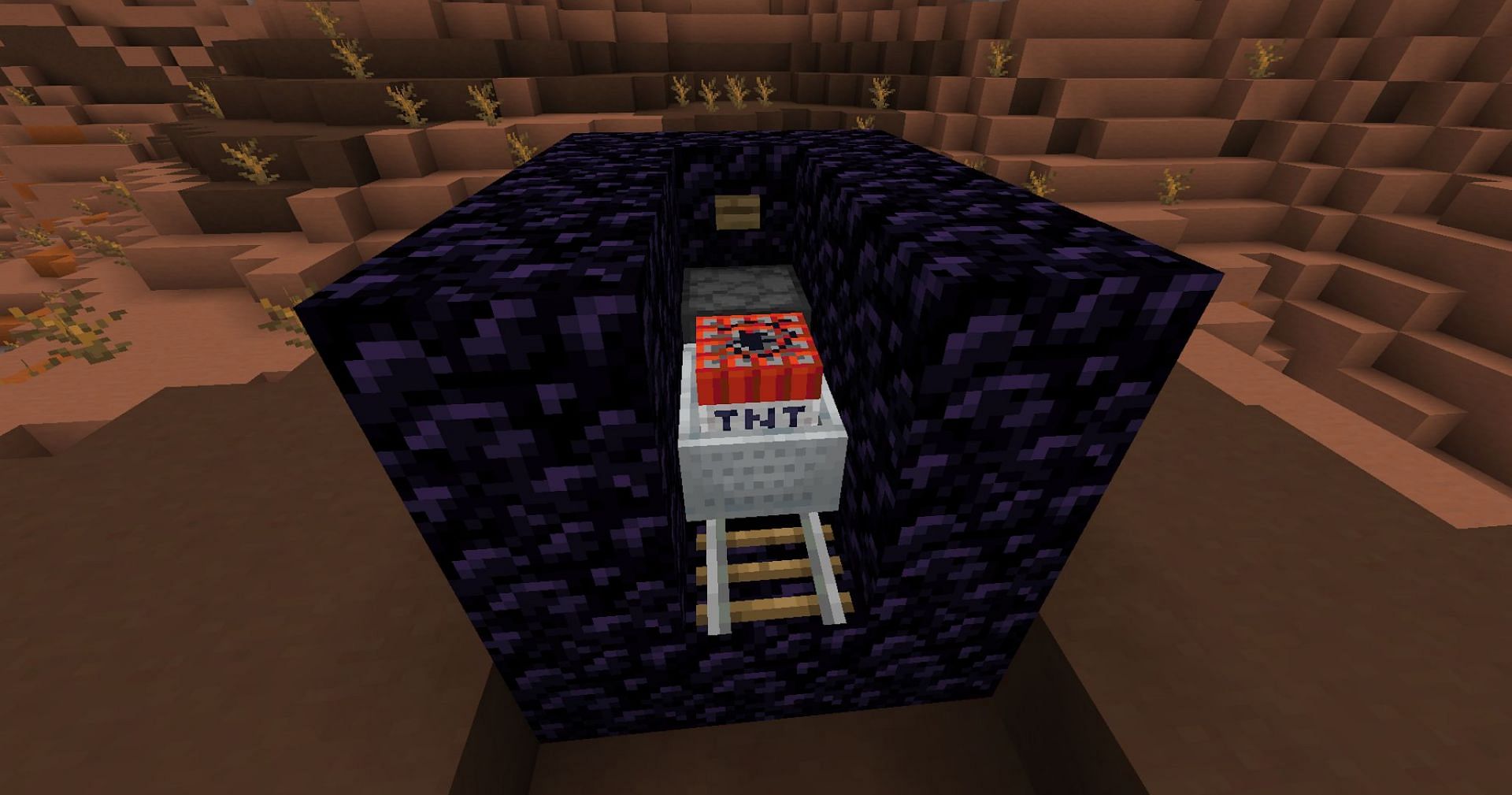 A fatal TNT stack might not even look deadly (Image via Mojang)