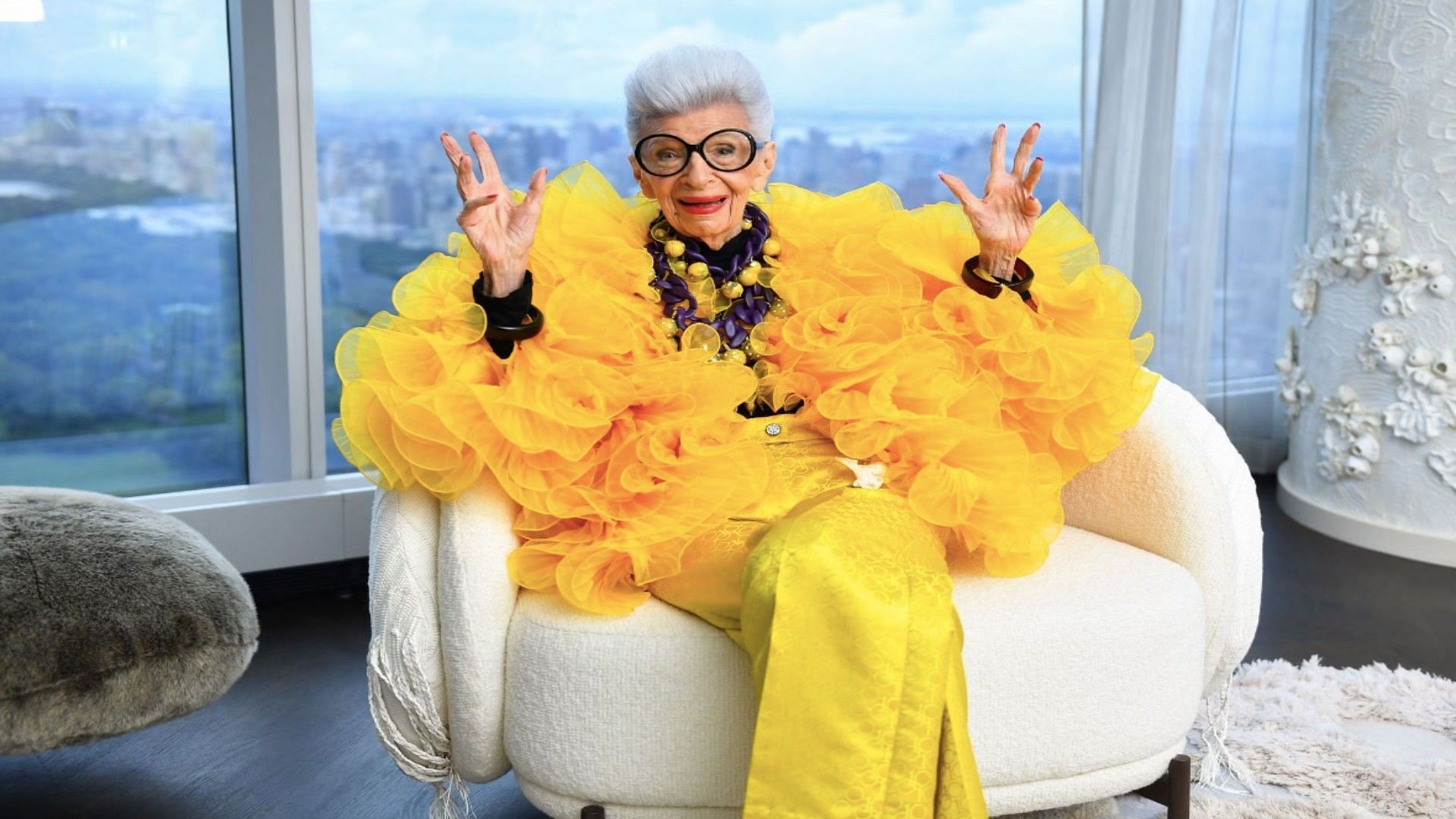 Iris Apfel&rsquo;s 100th Birthday Party at Central Park Tower (Photo by Noam Galai/Getty Images for Central Park Tower)