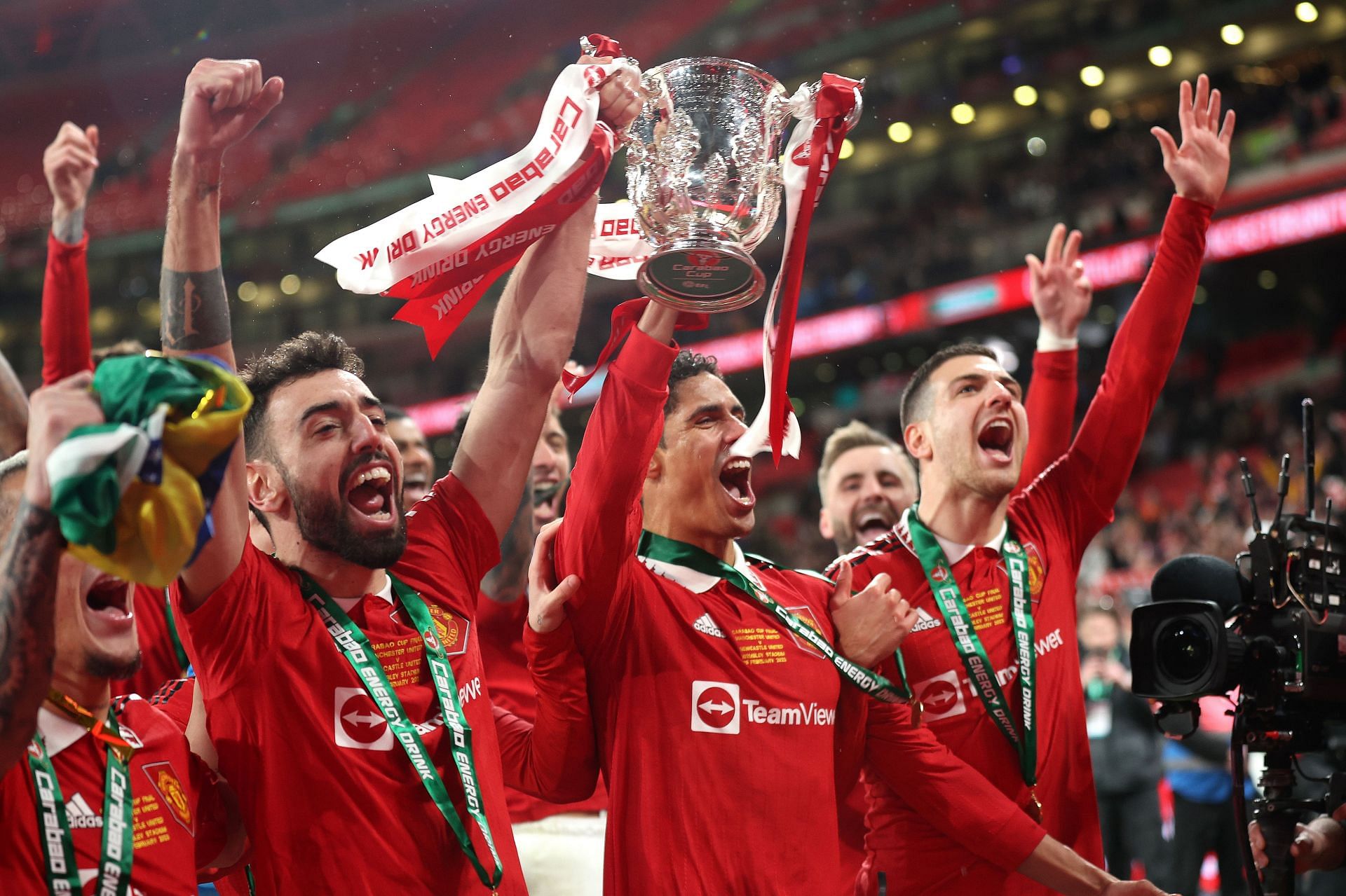 Bruno Fernandes helped Manchester United win the Carabao Cup last season.