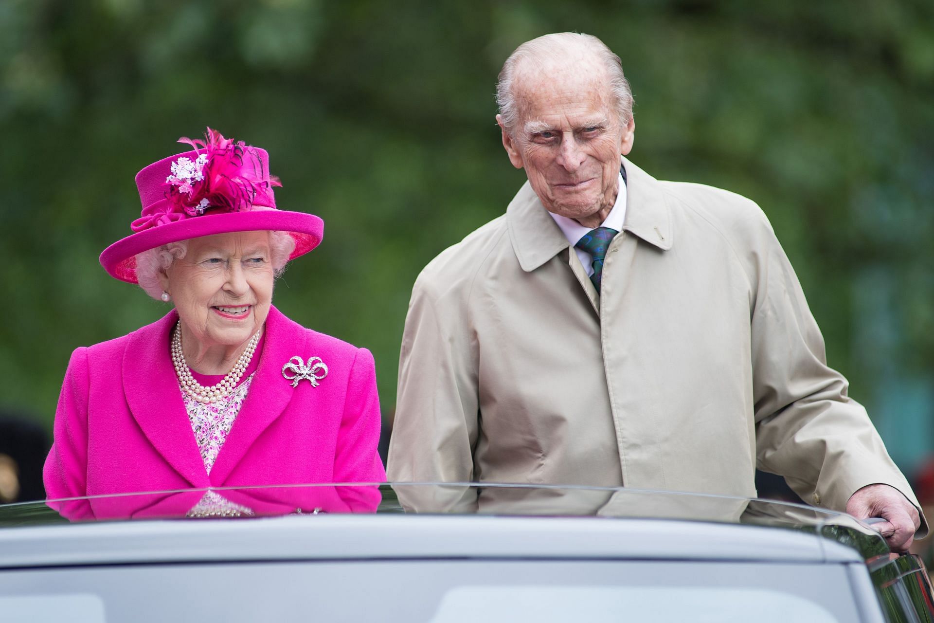Queen Elizabeth II and Prince Philip, Duke of Edinburgh in 2016 (Photo by Jeff Spicer/Getty Images)