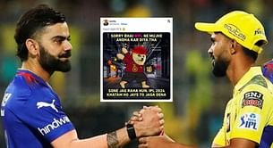 "Sorry bhai WPL ne mujhe andha kar diya tha" - Fans react as RCB lose to CSK by 6 wickets in IPL 2024 opener