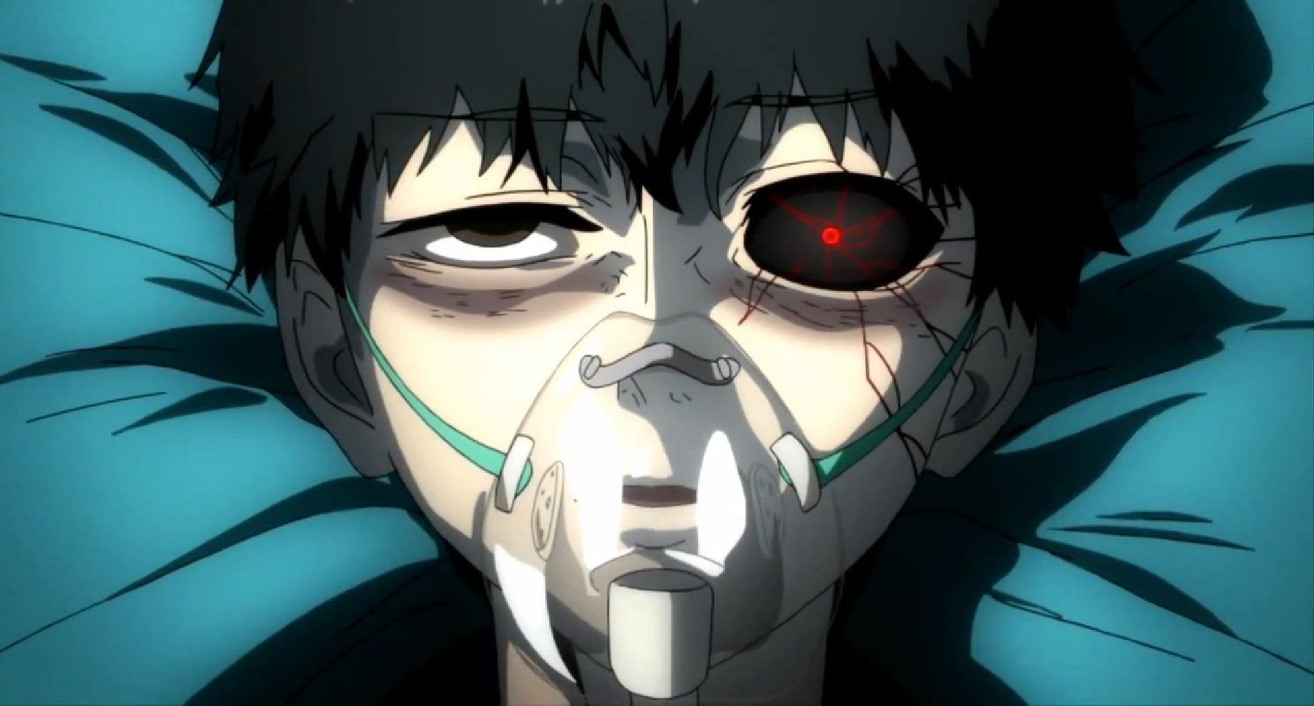 Kaneki as seen in the anime series (Image via Studio Pierrot)