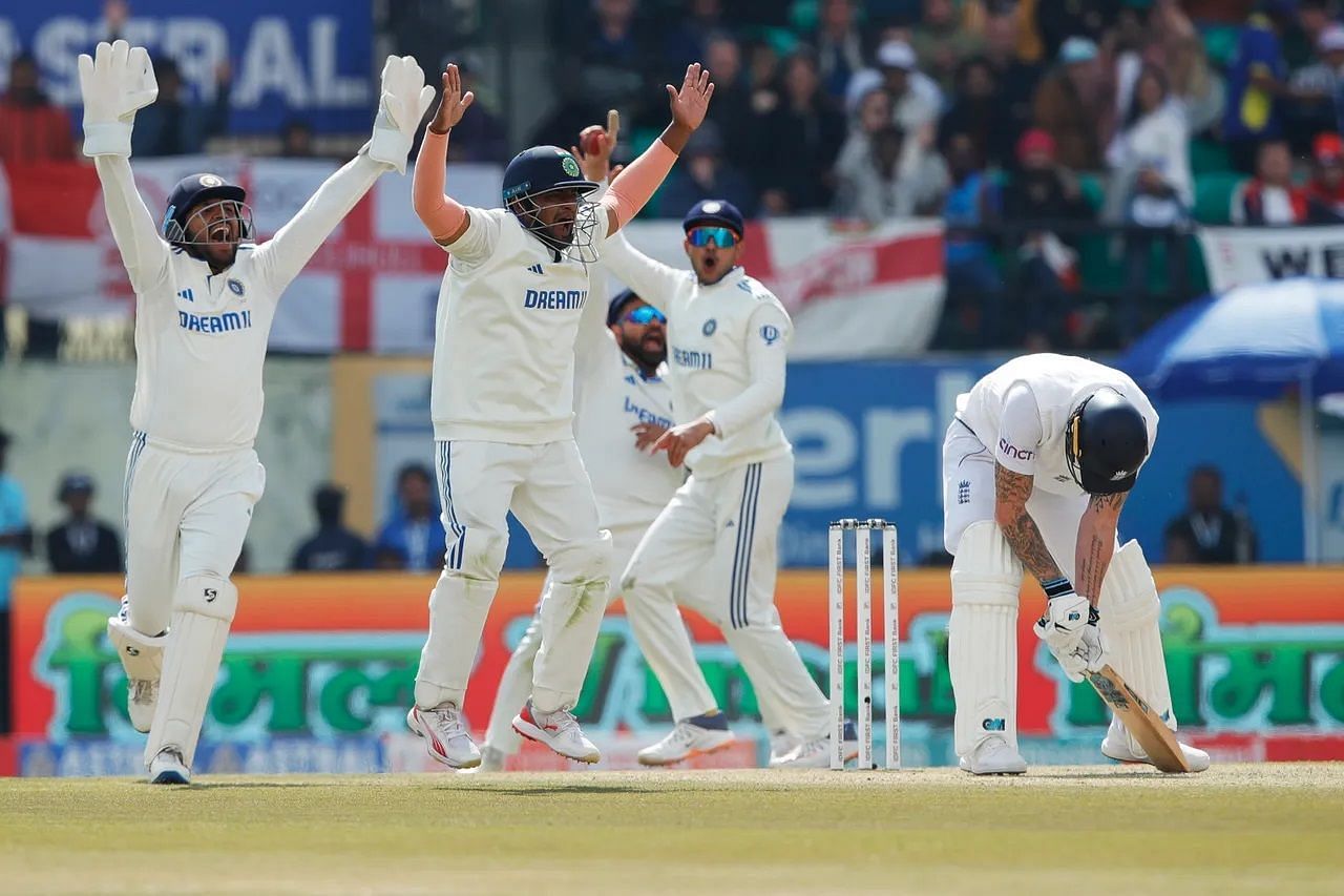 The England batters were found wanting against the Indian spinners. [P/C: BCCI]