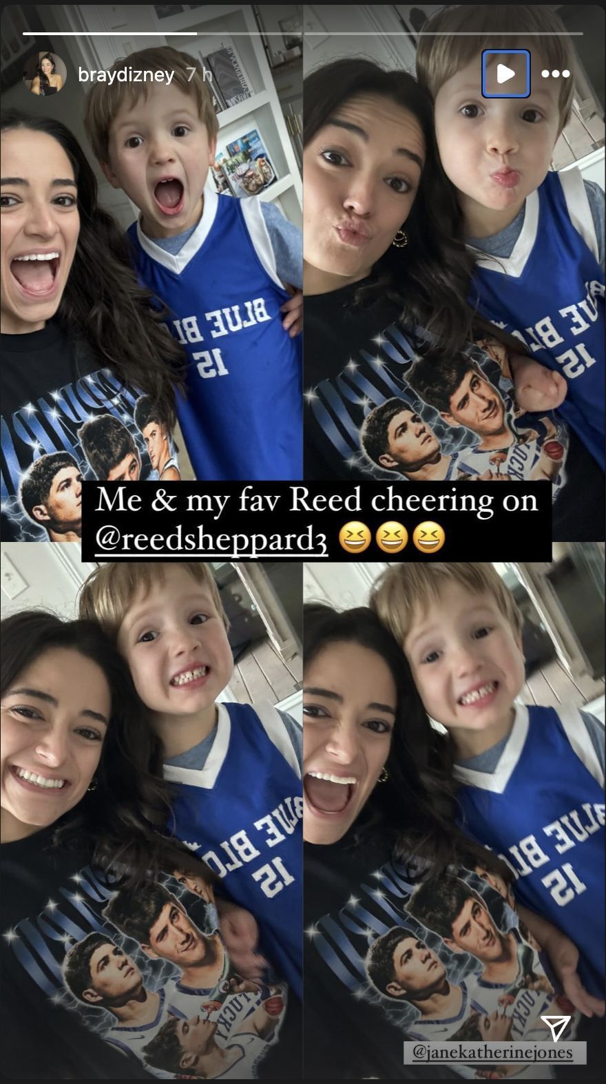 "Me and my fav Reed cheering on”: Reed Sheppard’s GF Brailey along with a special friend become