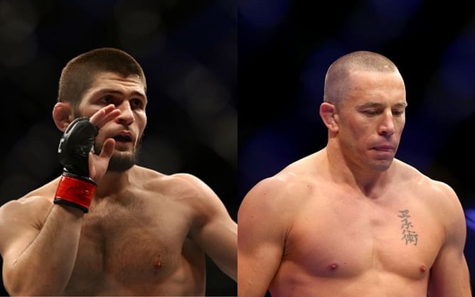 Khabib Nurmagomedov reacts to Georges St-Pierre claiming he would have beaten 'The Eagle' had they fought in 2020