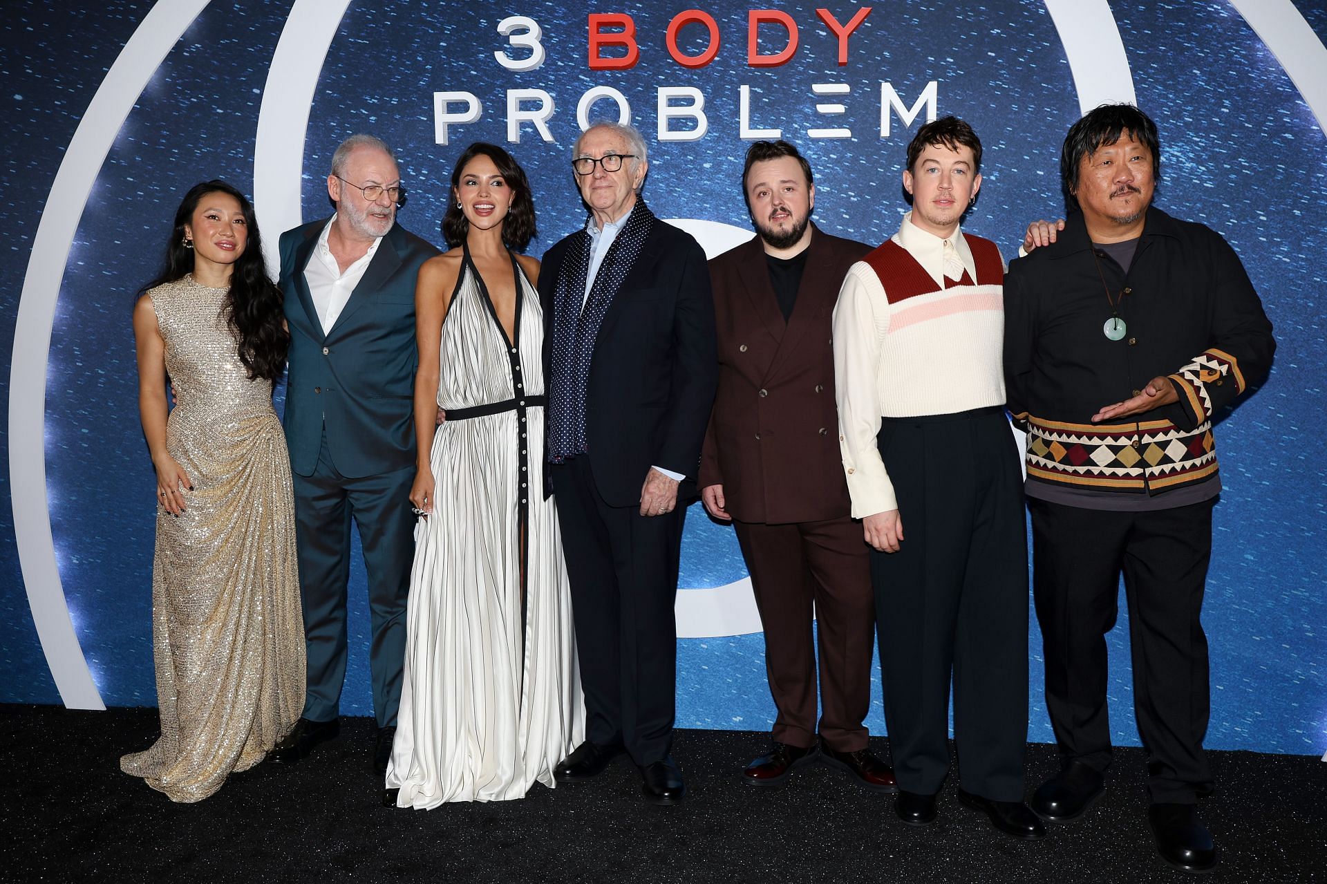Cast of 3 Body Problem (Image via Getty)