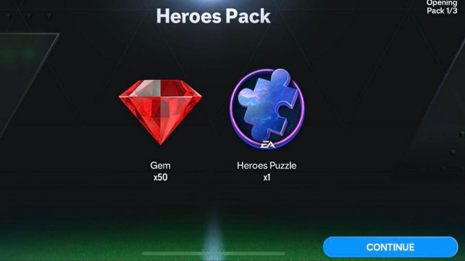 Collecting FC Mobile Heroes 24 Puzzle Pieces (Image via EA Sports)