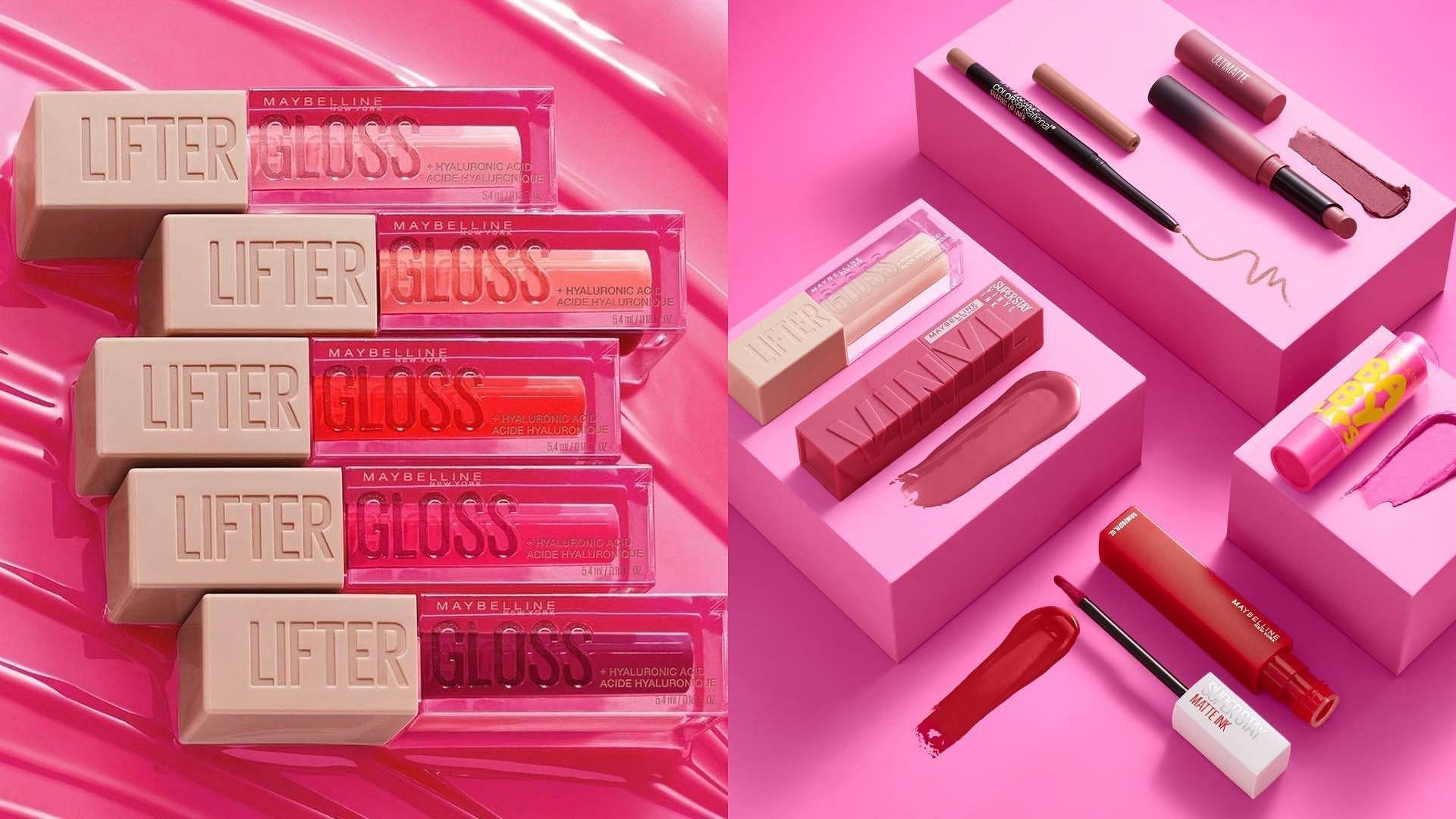 Best Maybelline lip products (Image via @maybelline/ Instagram)