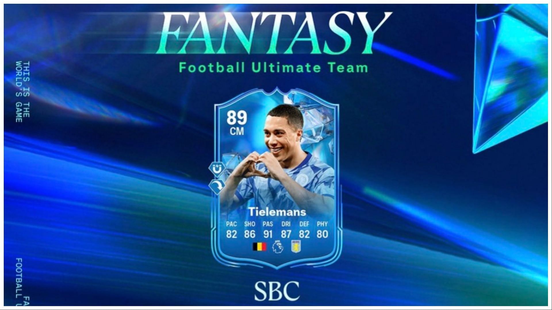 The EA FC 24 Youri Tielemans FC Fantasy SBC is now live