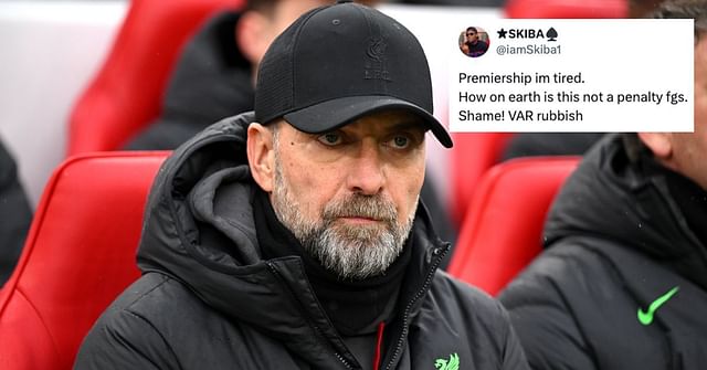 Another Daylight Robbery Shame On Var Liverpool Fans Fume At Penalty Decision In Draw 5057