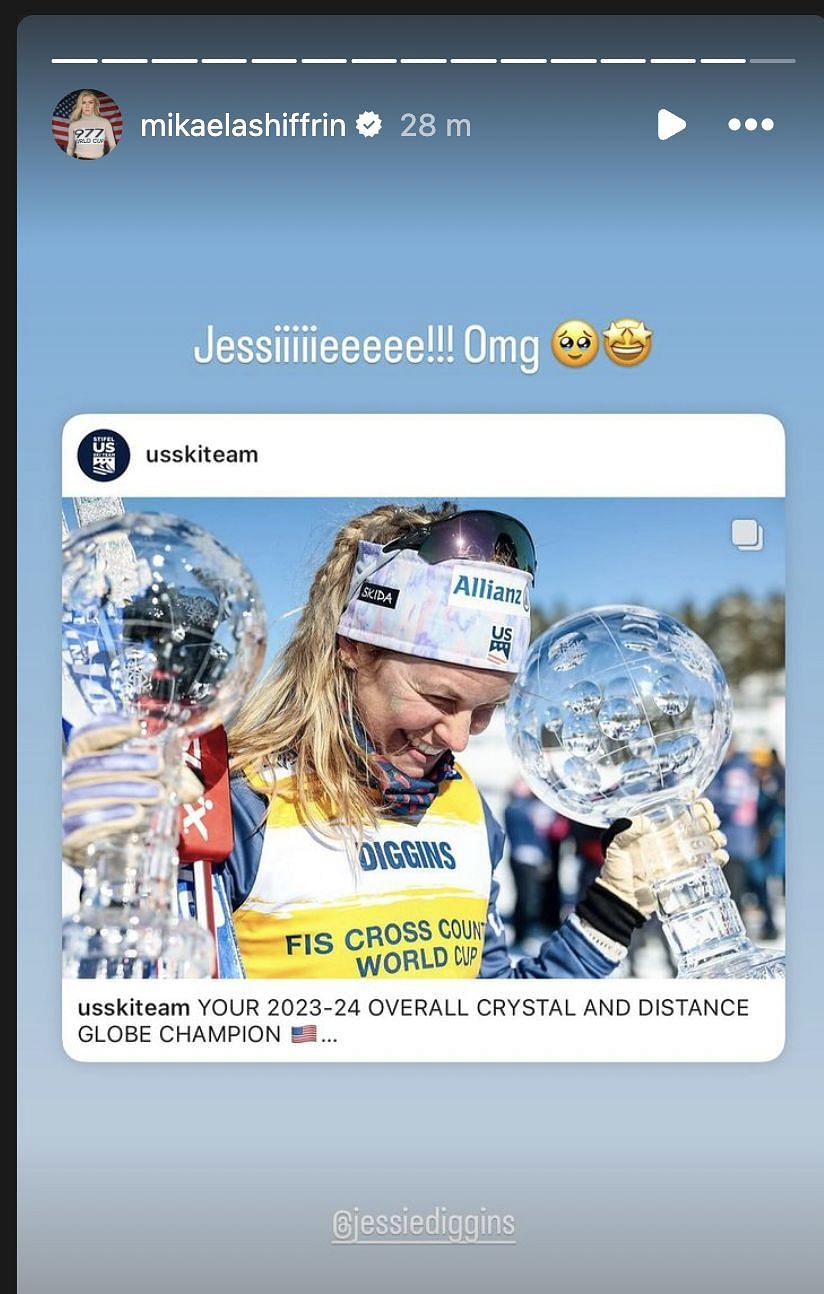 Mikaela Shiffring Instagram story