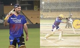 [Watch] Glenn Maxwell imitates Virat Kohli during a practice session ahead of RCB vs CSK IPL 2024 clash