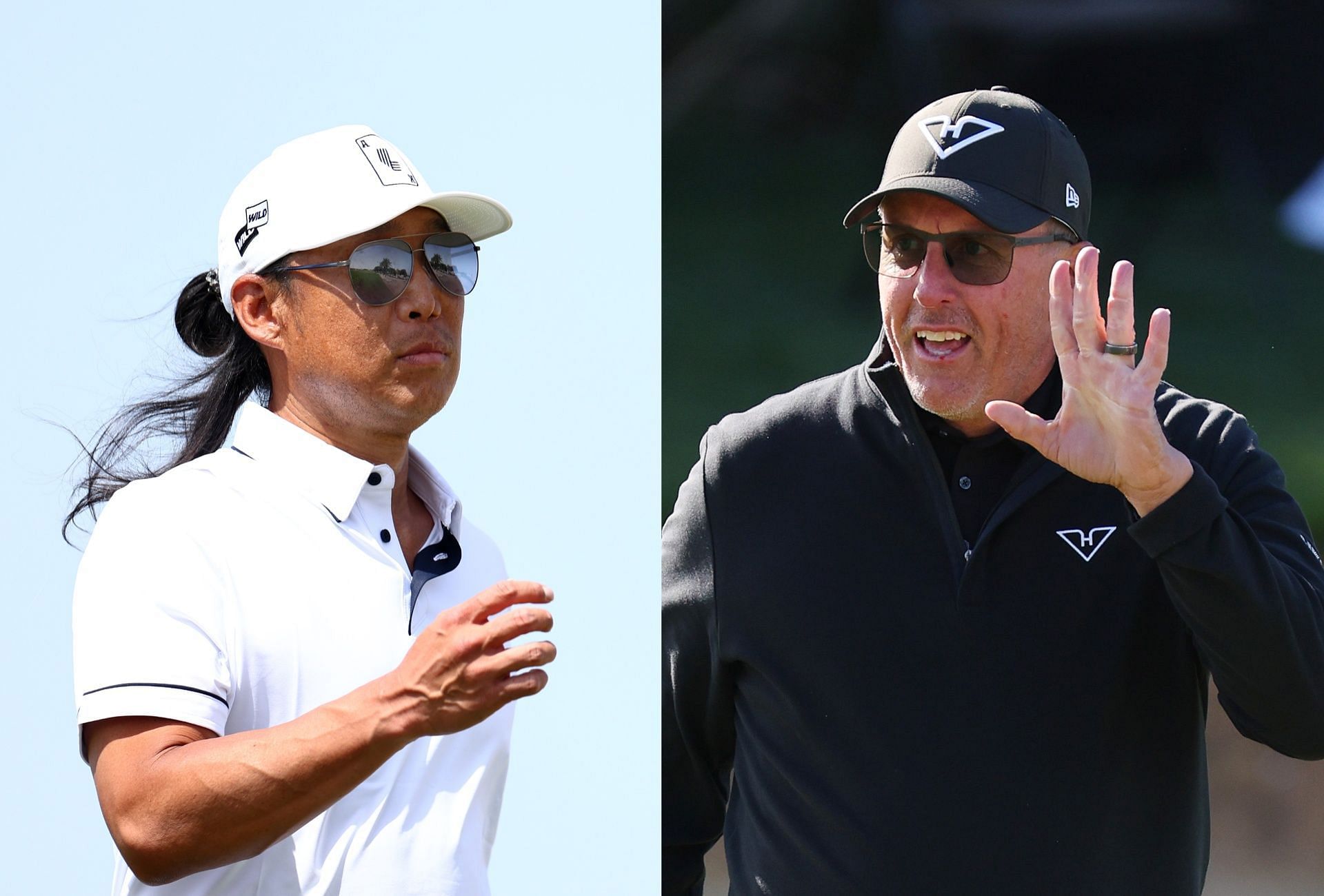 Anthony Kim and Phil Mickelson