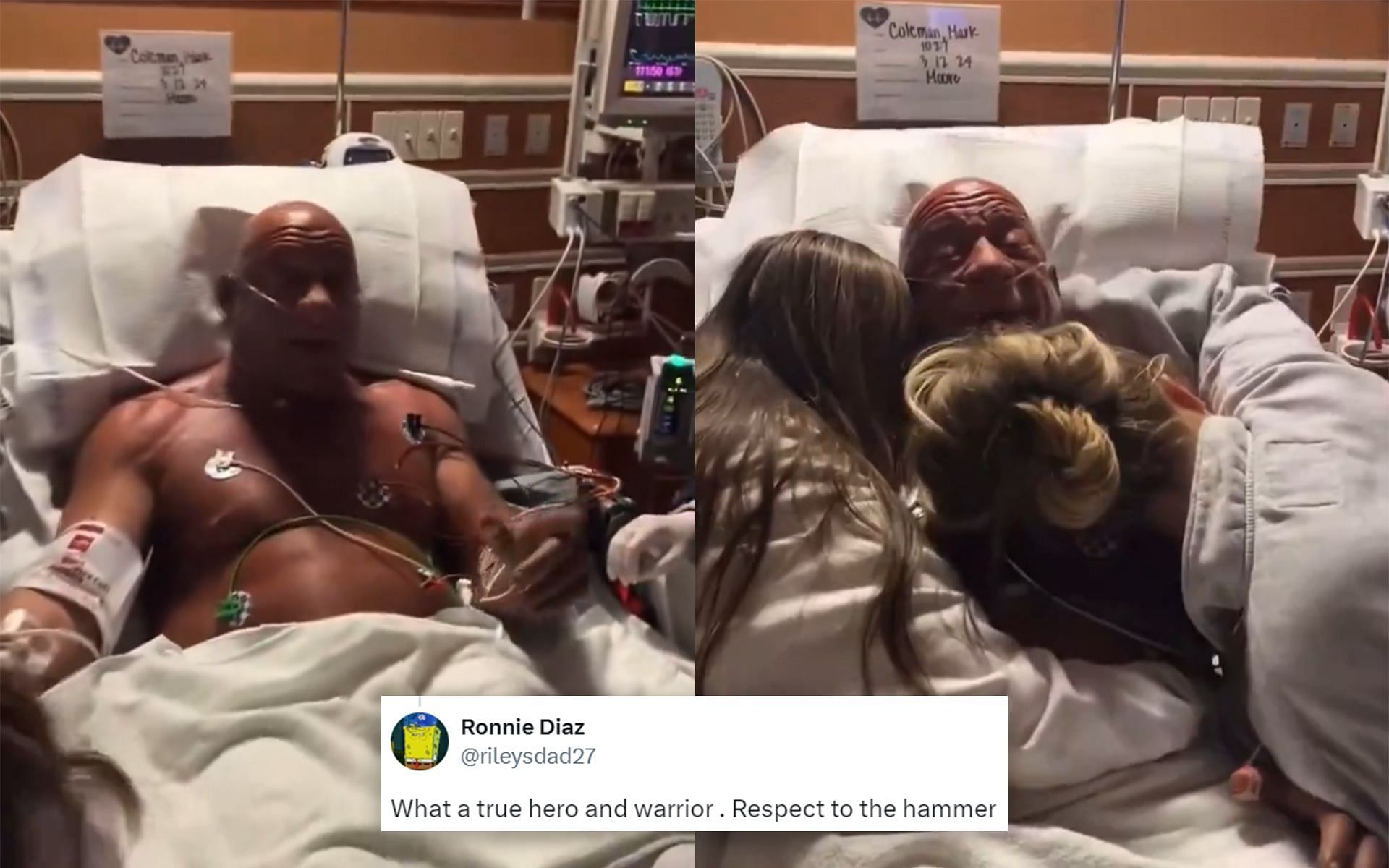 Mark Coleman regained consciousness after sustaining injuries [Images Courtesy: @mma_orbit X]