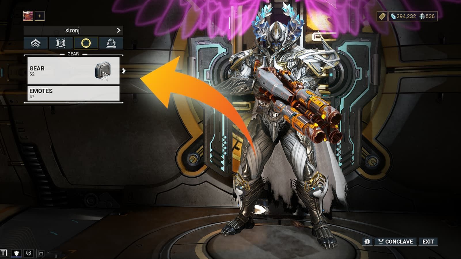 Here&#039;s how to open the gear wheel in Arsenal (Image via Digital Extremes)