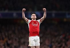 "There were no skidders" - Arsenal star Declan Rice clears air on suspicious stain in his shorts against Porto