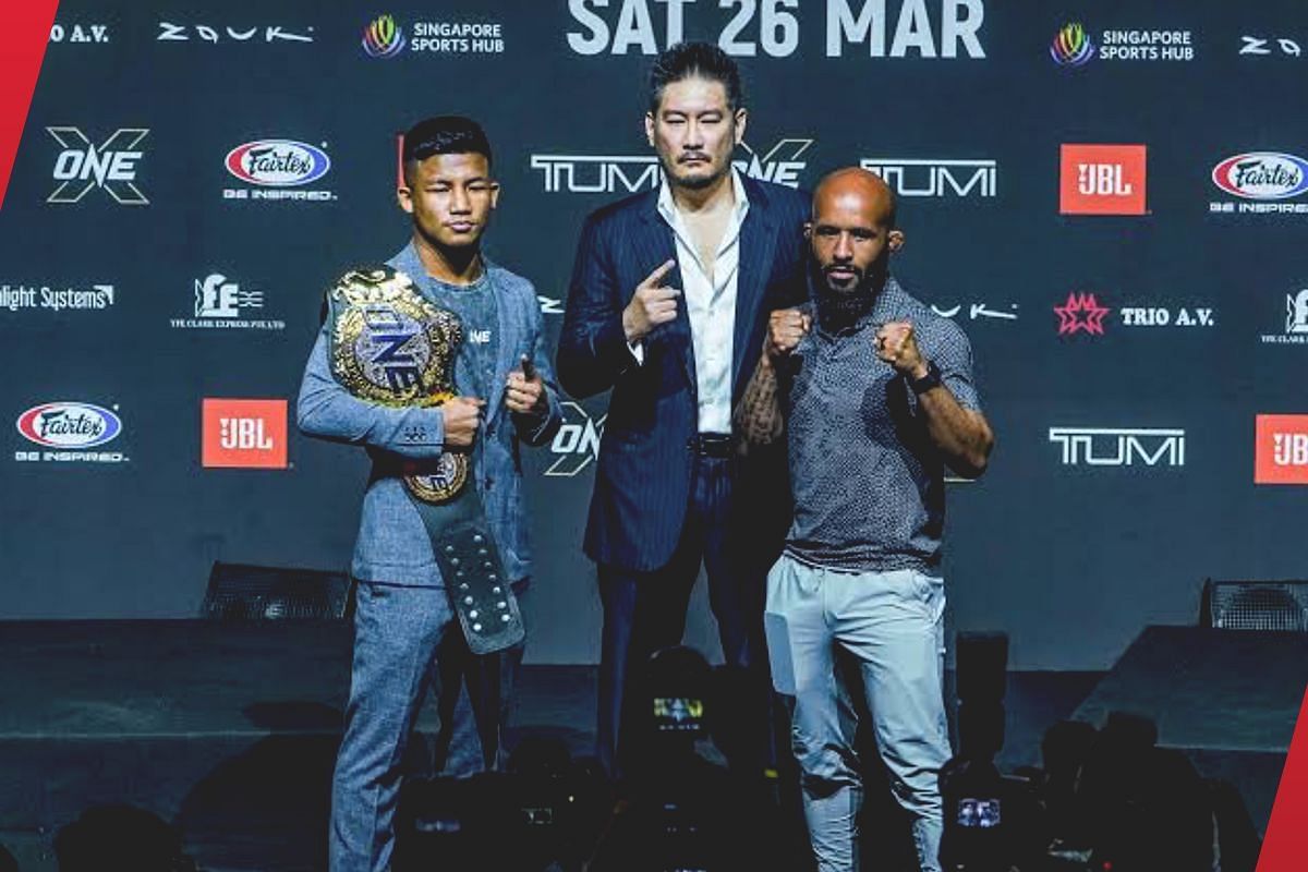 Rodtang (left) and Demetrious Johnson (right) [Photo via: ONE Championship]