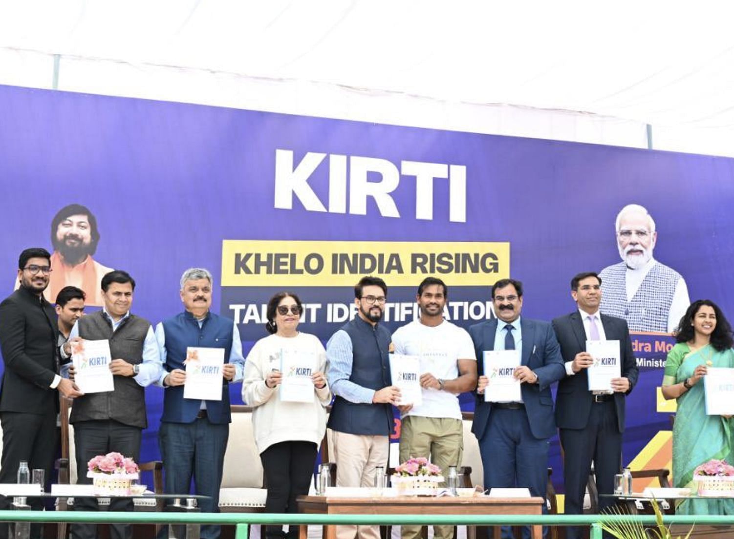 Anurag Thakur unveils KIRTI program. (Credit: Anurag Thakur/X)