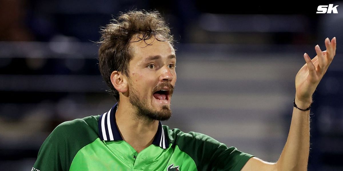 Daniil Medvedev had an interaction with the on-court camera once again at Indian Wells on Monday