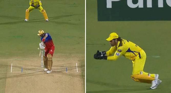 [Watch] Deepak Chahar dismisses Glenn Maxwell for golden duck as MS Dhoni completes a regulation catch in CSK vs RCB IPL 2024 opener