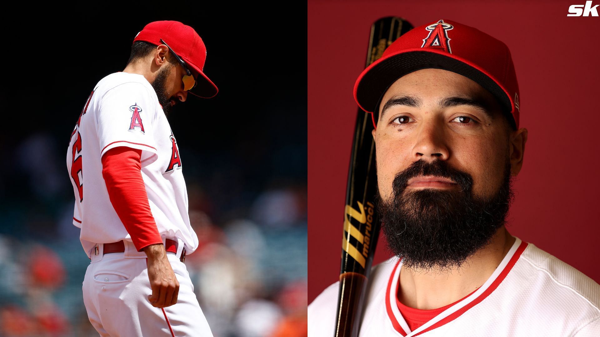 Anthony Rendon of the Los Angeles Angels poses for a portrait during photo day at Tempe Diablo Stadium