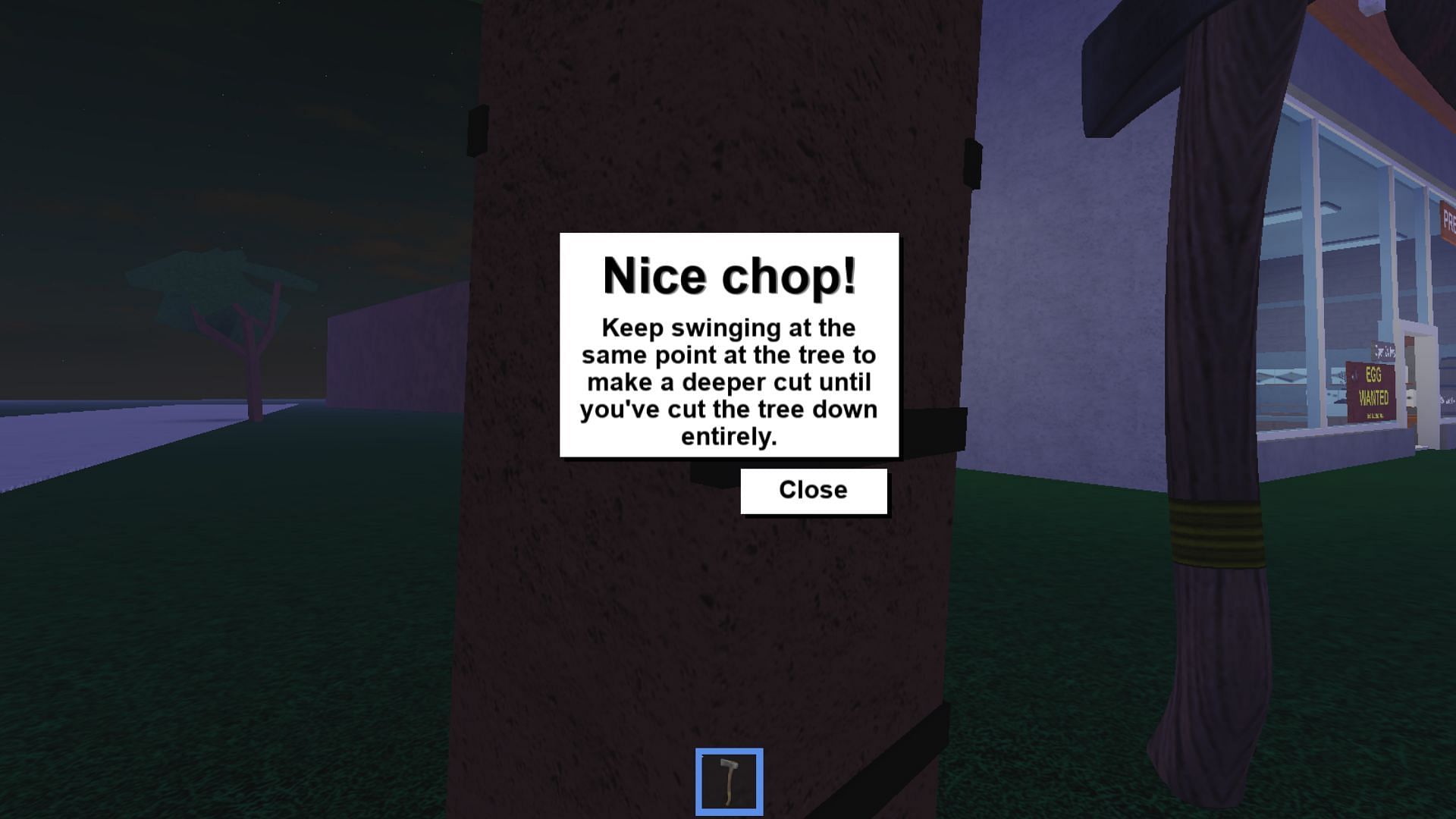 The more wood you sell, the wealthier you can become (Image via Roblox and Sportskeeda)
