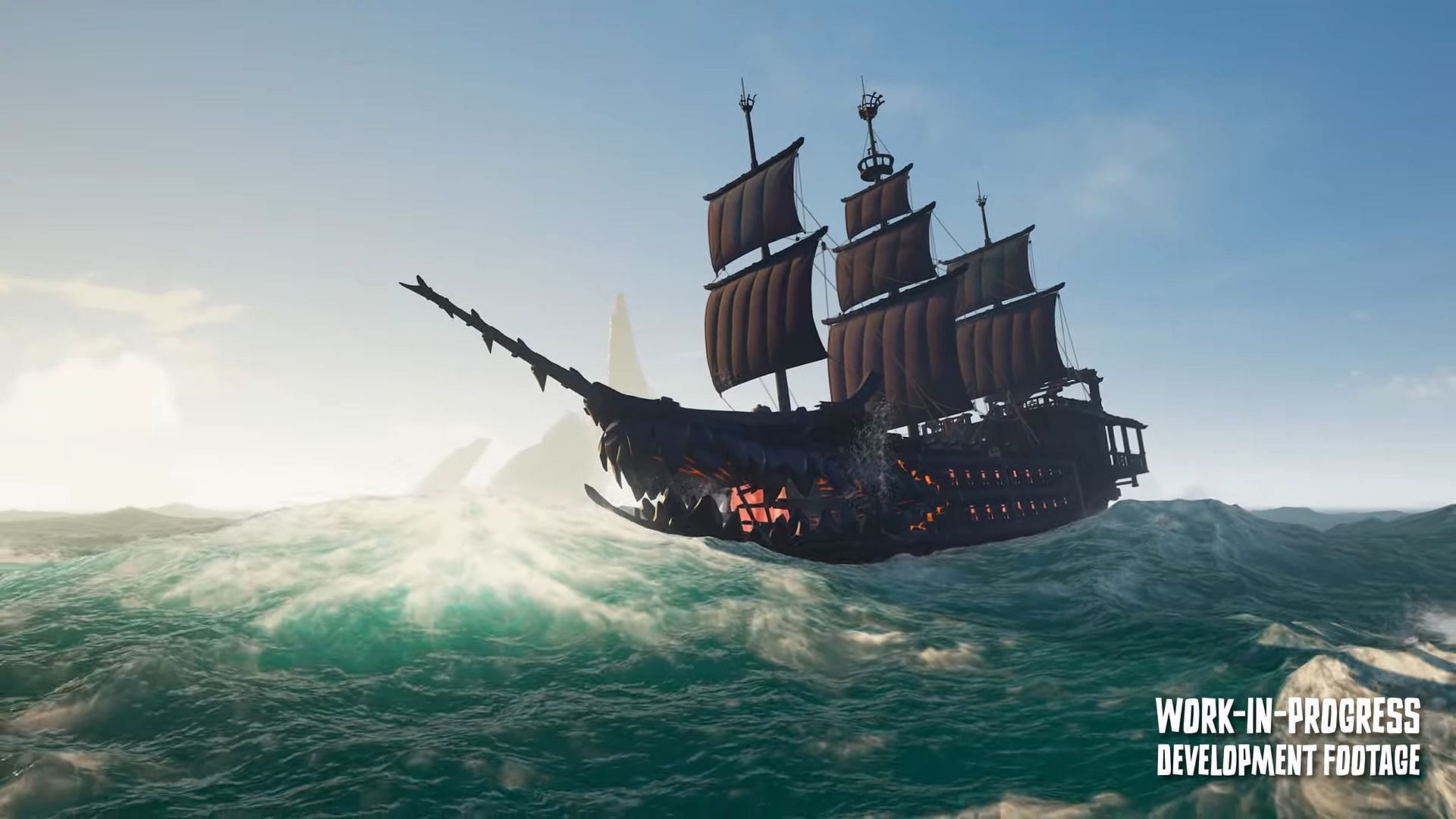 The Burning Blade, as seen in Sea of Thieves 2024 Preview Event (Image via Rare)