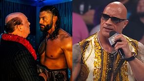 Paul Heyman needs to have a private talk with Roman Reigns behind The Rock's back to discuss an important matter