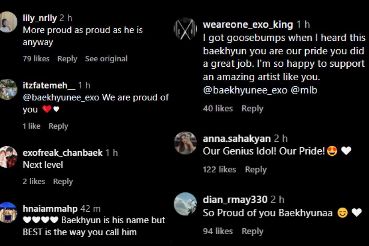 Fans react to Baekhyun&#039;s performance of the national anthem