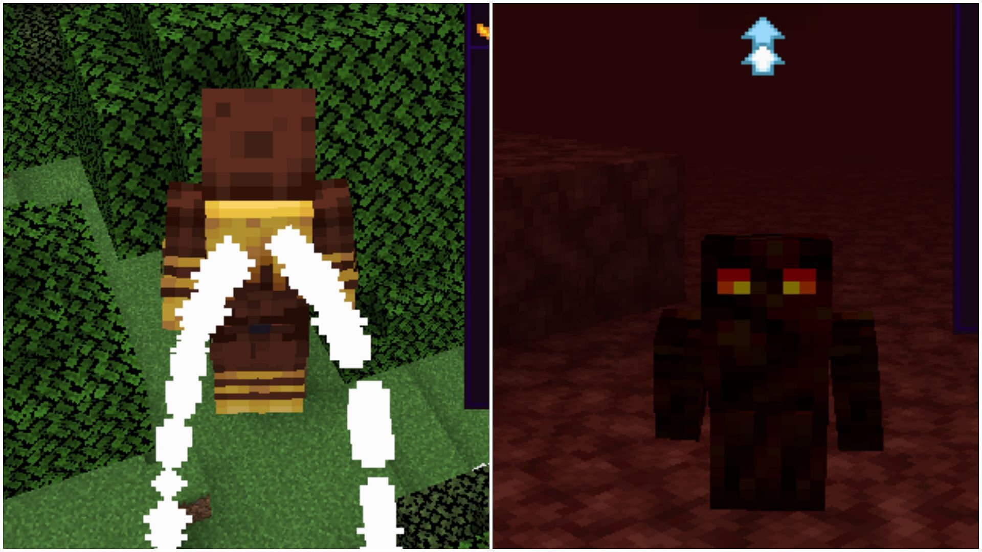 Players can turn their in-game character into different mobs (Image via planetminecraft.com)