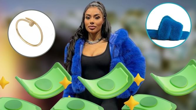 PJ Washington’s wife Alisah Chanel shows off her latest purchase $48,500 Cartier gold bracelet