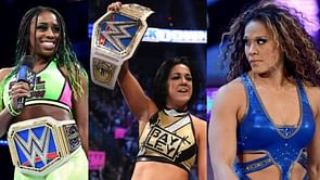 Watch: Bayley, Naomi, and Tamina with their undercover masks before they appeared during AEW Dynamite: Big Business
