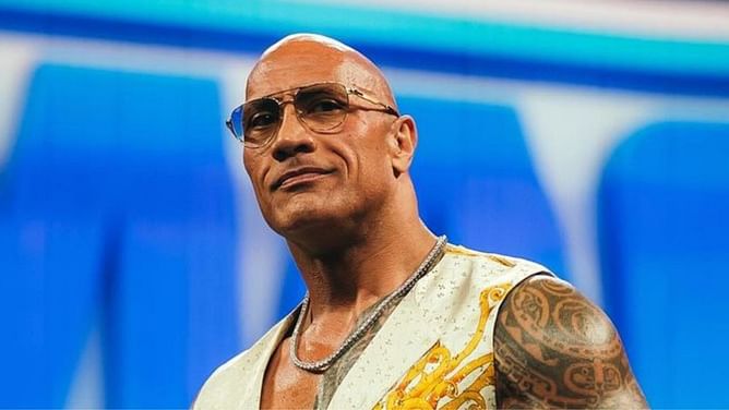 The Rock preps ahead of WWE SmackDown