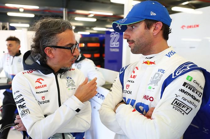 "We need to give him a car that he's more comfortable with" - Laurent Mekies addresses Daniel Ricciardo's poor start to the season