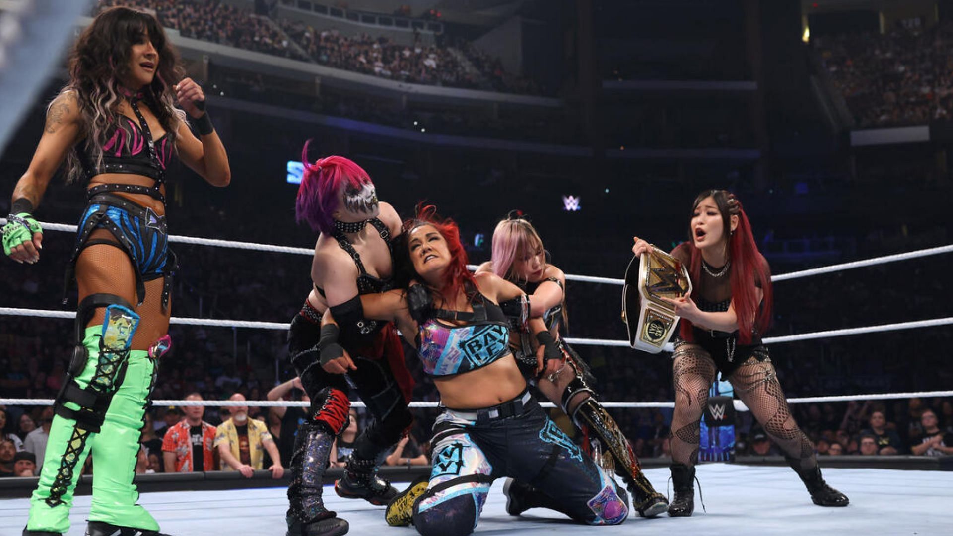 The heel faction betrayed Bayley ahead of WrestleMania.
