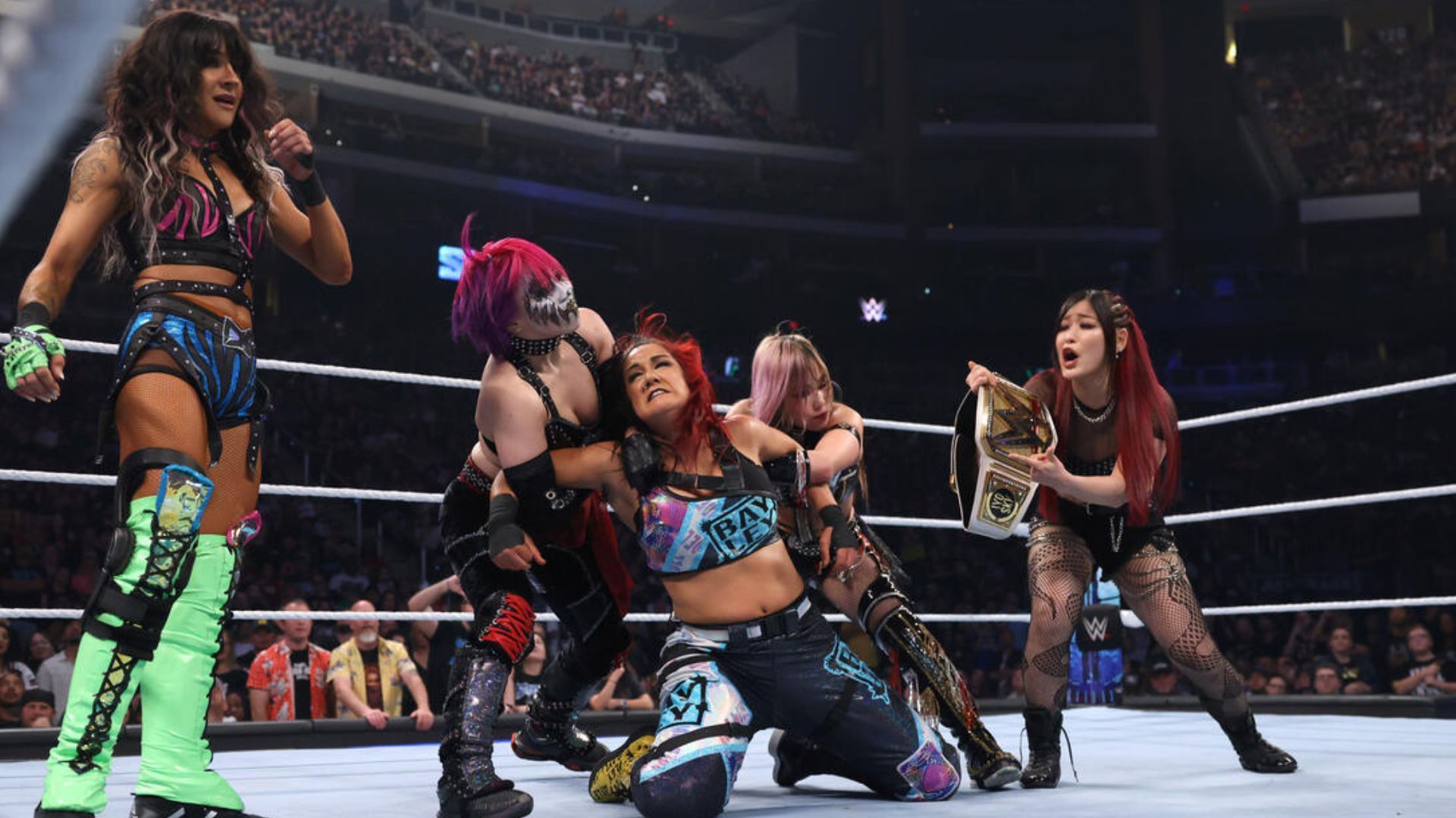 The heel faction betrayed Bayley ahead of WrestleMania.