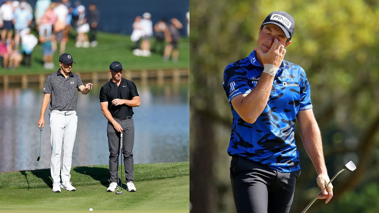 Fans called out the interaction between Rory McIlroy, Jordan Spieth and Viktor Hovland