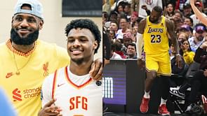 $1 billion worth LeBron James rocks special USC sneakers to extend hearty support for son Bronny James: PHOTO